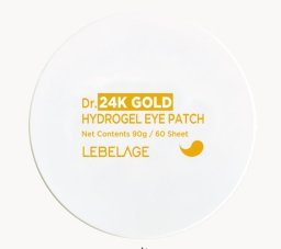 Lebelage LEBELAGE Płatki p/oczy hydrożel.Dr.24K GOLD 60szt&