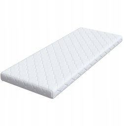 vidaXL VidaXL Materac Biały 70 x 200 cm Tkanina żakardowa