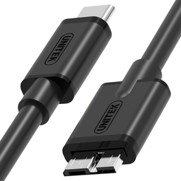 Kabel USB Unitek USB-C - microUSB 1 m Czarny (Y-C475BK)