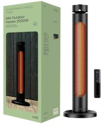 Mill CBOC20FLOOR Oscilliating Infrared Outdoor Heater 2000 W Black