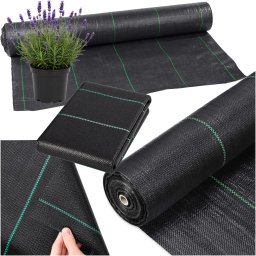 PrimeGarden Gruba agrowłóknina agrotkanina 70g 1x50m antchwastowa agrotkanina czarna