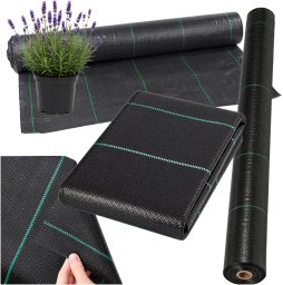 PrimeGarden Gruba agrowłóknina agrotkanina 70g 1x30m antchwastowa agrotkanina czarna