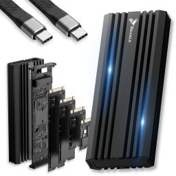 Kieszeń Reagle Obudowa dysku M.2 NVME 20Gbps USB-C 3.2 do 8TB kieszeń adapter na dysk M2 PCIE REAGLE
