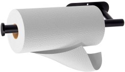 Staples Wieszak na ręcznik papierowy czarny loft metalowy na taśmę 3M (Ori_532150)