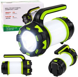 Latarka Lean Lampa LED 2W1 kempingowa turystyczna akumulatorowa wielofunkcyjna (30975)