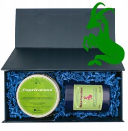 Cup&You Zestaw prezentowy KOZIOROŻEC herbata i świeczka zapachowa dla osoby ze znakiem zodiaku koziorożca - prezent upominek dla kobiety faceta mamy taty babci dziadka
