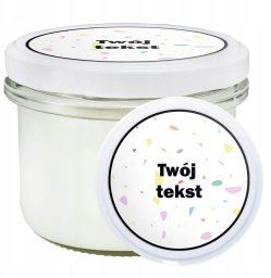 Cup&You PERSONALIZOWANA ręcznie robiona świeca sojowa zapachowa w szkle 25h palenia 150ml - prezent upominek dla kobiety faceta mamy taty babci dziadka