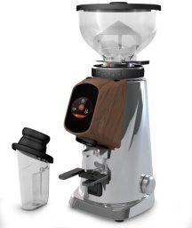 Młynek do kawy Jam Fiorenzato AllGround młynek do kawy chrom matowy drewno dębowe 230V EU Dark-T tytan (H2SLRV1SCNPFF9M34)