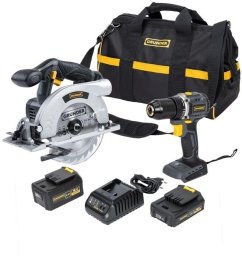 Zestaw narzędzi Grunder Tool set 18V 2+4AH (CD-B0A18+CS-L1118)
