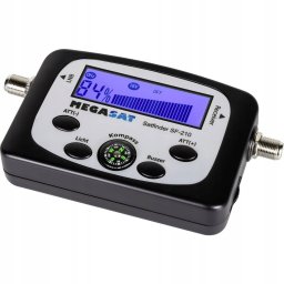 Antena satelitarna Megasat SF-210 Satellite Finder – Black – Acoustic and Optical Signal Display