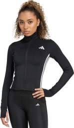 Adidas Bluza damska adidas Workout Essentials 3-Stripes Zip Through czarna KB7843 XS