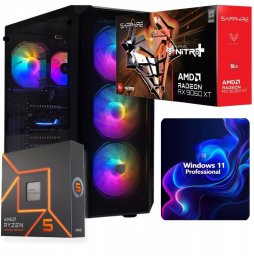 Komputer Adronix ZESTAW GAMINGOWY HELLSTORM R5 7600X/32GB/RX9060XT/1TB M.2 SSD/W11