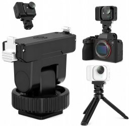 Szybkozłączka Puluz Mocowanie Uchwyt Szybkozłączka Magnes Na Gwint 1/4"" I Stopkę Iso Do Insta360 Go Ultra / Puluz / Pu1073b