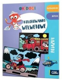 Literat Kolorowanka welurowa. Pojazdy 3+