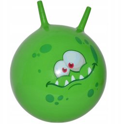 Enero Piłka do skakania z rogami skoczek 45CM zielony Enero Toys