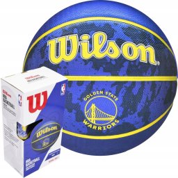 Wilson Piłka do koszykówki Wilson NBA Team Golden Stade Warriors + pompka box R.7