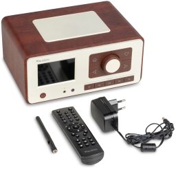 Radio Audizio Radio internetowe DAB+ Dozza brązowe Audizio one size