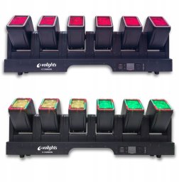 Naświetlacz Evolights EVOLIGHTS 6 CANNON belka oświetleniowa 6x głowica