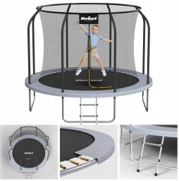 Rebel Trampolina Rebel Active PRO 8ft/244 cm, siatka, drabinka