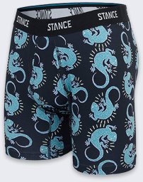 NORMANN Bokserki Stance Gecko Brief BLACK