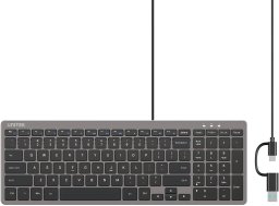 Klawiatura Unitek SlimTap USB-A/USB-C (T053AGY01-US)