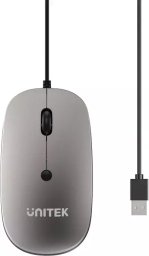 Mysz Unitek Unitek Przewodowa mysz optyczna biurowa SlimTrack 1600 DPI