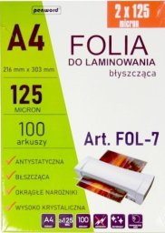 Staples Folia do laminowania A4 100szt