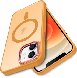 krainaGSM Etui Do Iphone 12 | 12 Pro Do Magsafe Matowe Matt Case + Szkło Na Ekran 9H