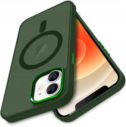 krainaGSM Etui Do Iphone 12 | 12 Pro Do Magsafe Matowe Matt Case + Szkło Na Ekran 9H