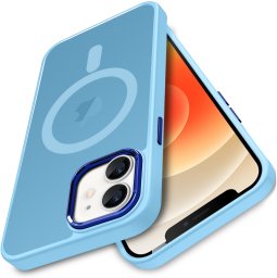 krainaGSM Etui Do Iphone 12 | 12 Pro Do Magsafe Matowe Matt Case + Szkło Na Ekran 9H