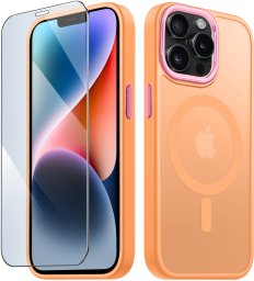krainaGSM Etui Do Iphone 11 Pro Do Magsafe Matowe Matt Case + Szkło Na Ekran 9H