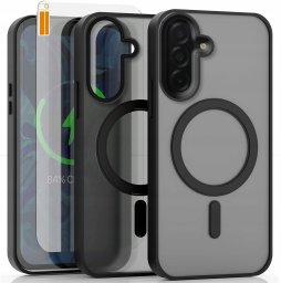 Hello Case Etui Do Magsafe Do Samsung Galaxy A26 (Matowe, Czarne, Ochronne) Szkło
