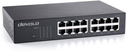 Switch Devolo Devolo 7235 przełącznik sieciowy Nie zarządzany Gigabit Ethernet (10/100/1000) 1U Czarny
