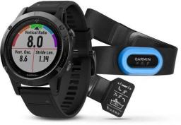 Garmin Fenix 5 Sapphire Performer Czarny z czarnym paskiem (010-01688-32)