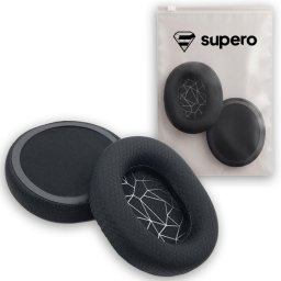 SUPERO Nauszniki materiałowe SUPERO AirWeave Memory Foam do SteelSeries Arctis 1 / 3 / 5 / 7 / 9X / Pro, czarne 1