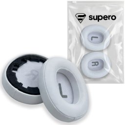 SUPERO Nauszniki skórzane z memory foam SUPERO do JBL Tune 700BT / 700BTNC / 710BT / 720BT / 750BTNC, białe 1