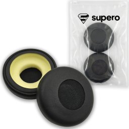 SUPERO Nauszniki do Jabra Evolve 20 / 20se / 30 / 30II / 40 / 65 czarne 1
