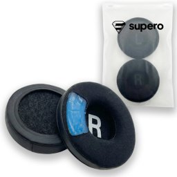 SUPERO Nauszniki żelowe SUPERO z Memory Foam do JBL Tune 500 / Tune 600 / E35 / T450 / T460 / T500 / T600, czarne 1