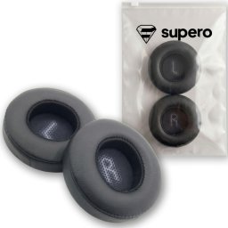 SUPERO Nauszniki skórzane z pianką memory SUPERO do JBL Tune 500 / Tune 600 / E35 / T450 / T460 / T500 / T600, czarne 1