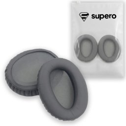 SUPERO Nauszniki skórzane z Memory Foam SUPERO do Sony WH-CH700N / MDR-ZX770BN / MDR-ZX780DC, szare 1
