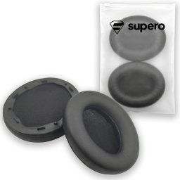 SUPERO Nauszniki skórzane z Memory Foam SUPERO do Sony WH1000XM3, czarne 1