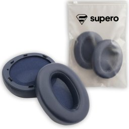 SUPERO Nauszniki skórzane SUPERO do Sony WH-XB910N / WH-XB910, niebieskie 1
