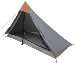 Namiot turystyczny vidaXL vidaXL Namiot Turystyczny Szary i pomarańczowy 222 x 85 x 125 cm