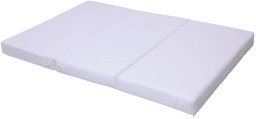 Małpiszon materac gimnastyczny Satellite PU 150x100x10 cm - trzyczęściowy biały