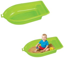 Małpiszon piaskownica plastikowa Boat - jasnozielony