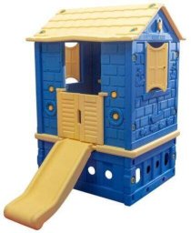 Małpiszon domek dla dzieci King 10690 cm niebieski