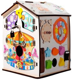 Bkids tablica manipulacyjna Domek - kolorowy