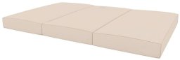 Małpiszon materac gimnastyczny 1501008 cm trzyczęściowy - beżowy