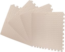 Małpiszon mata piankowa X-star 4 szt. 60x60cm - beżowy