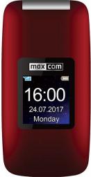 Telefon komórkowy Maxcom Comfort MM824 Czerwono-srebrny
